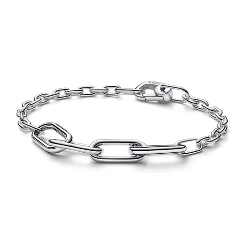 ME Link bracelet for ladies, sterling silver