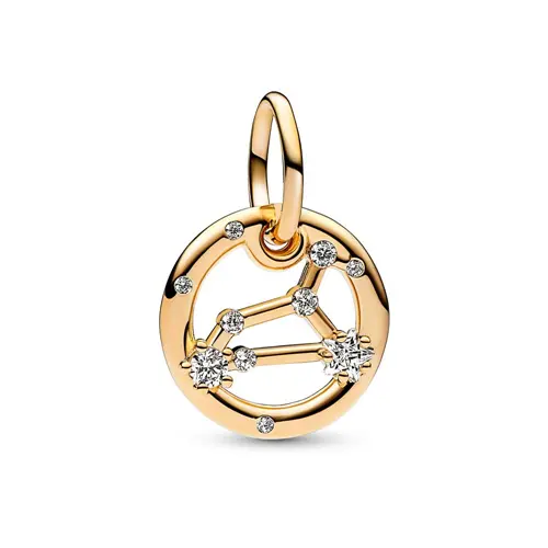 Moments pendant zodiac sign leo, gold plated