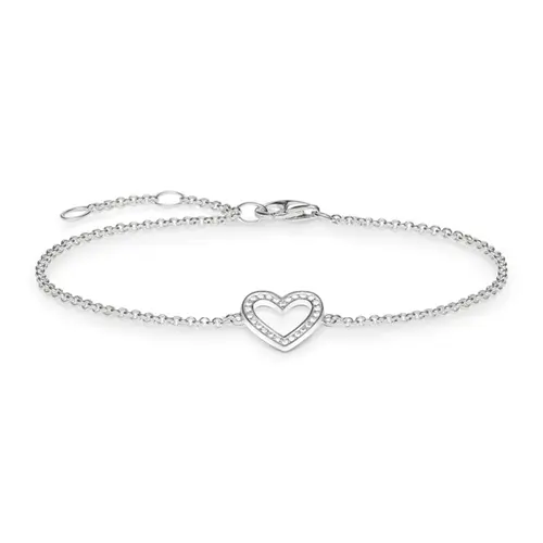 Bracelet heart sterling silver
