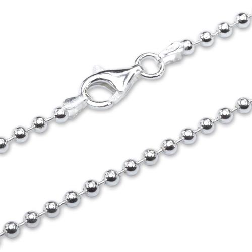 Sterling silver bead chain 3,0mm