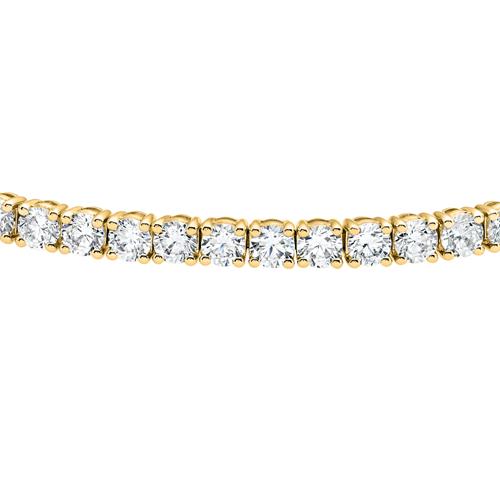 Diamond tennis bracelet in gold for women