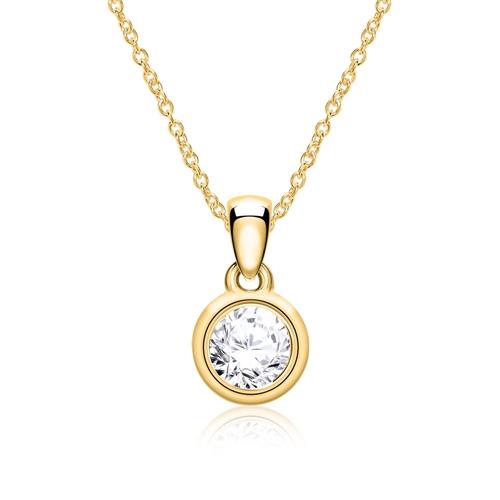 14-carat gold chain with diamond
