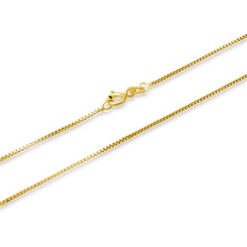14 karaat gouden ketting: venetiaanse ketting goud 50cm