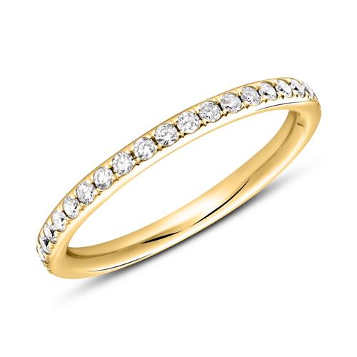 Memoire Ring 585er Gold 39 Diamanten