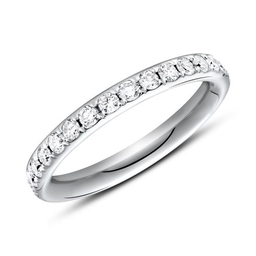 Anillo eternidad platino 950 30 diamantes