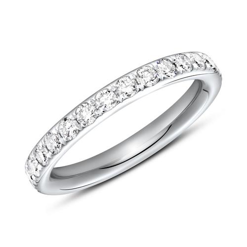 Anillo memoire platino 950 28 diamantes