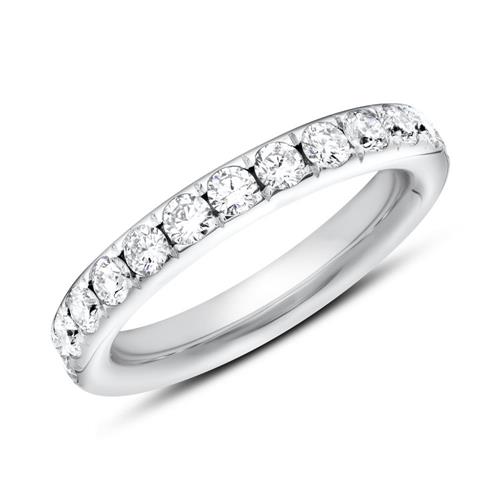 Eternity ring 18ct white gold 25 diamonds
