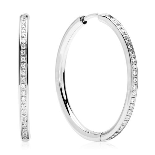 Stainless steel hoops with zirconia