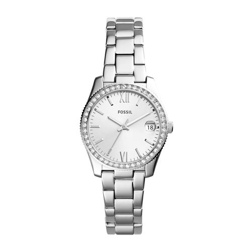 Fossil Scarlette Ladies Watch With Quartz Movement In Stainless