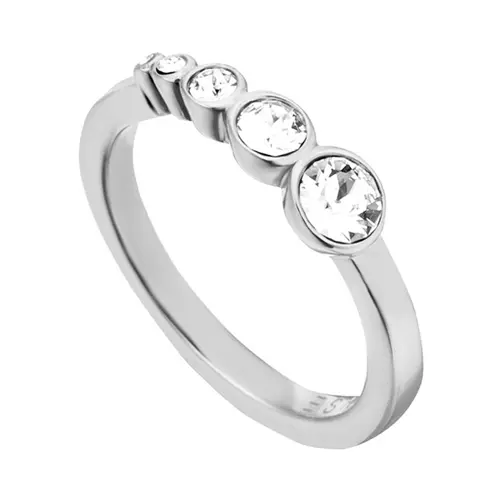 Esprit ring twinkle made of stainless steel with zirconia