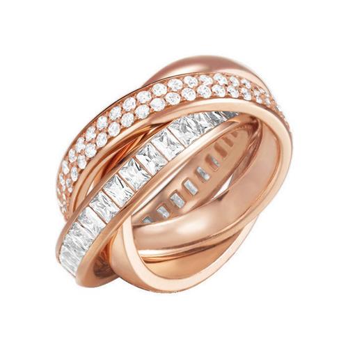 Extravaganter Ring ES-Tridelia Rose