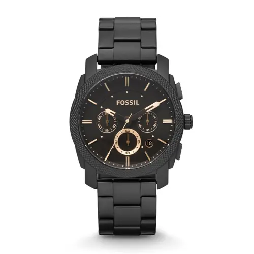 Reloj de hombre máquina de acero inoxidable, IP negro