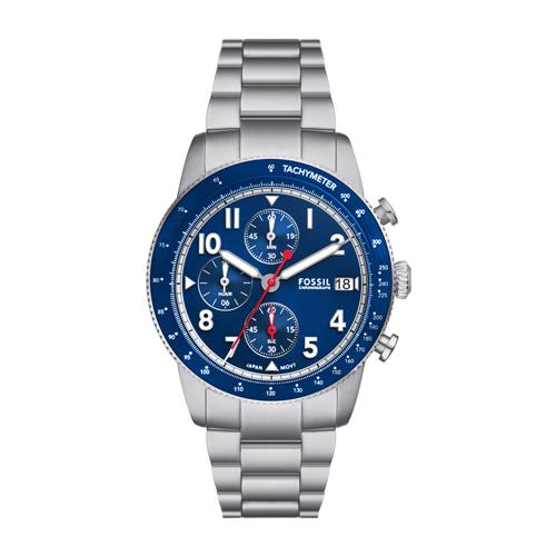 Men's Sport Tourer watch, stainless steel, blue dial