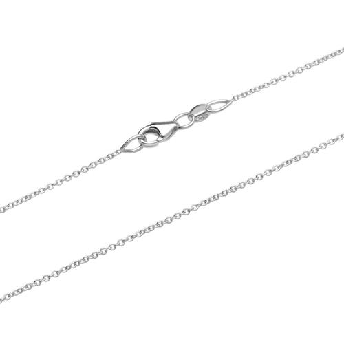 Elegant anchor chain in 14ct white gold