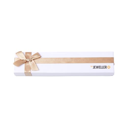 Gift box for bracelets with beige bow