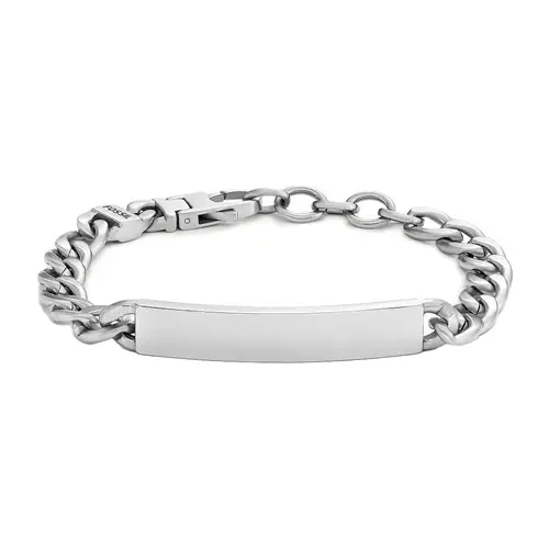 Drew men's bracelet in stainless steel, engravable