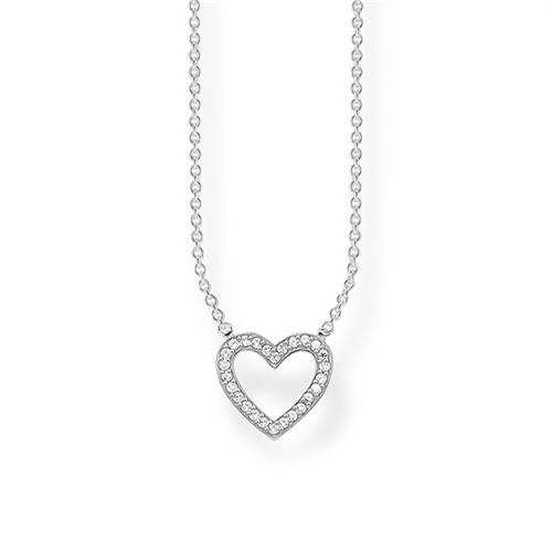 Heart necklace sterling silver