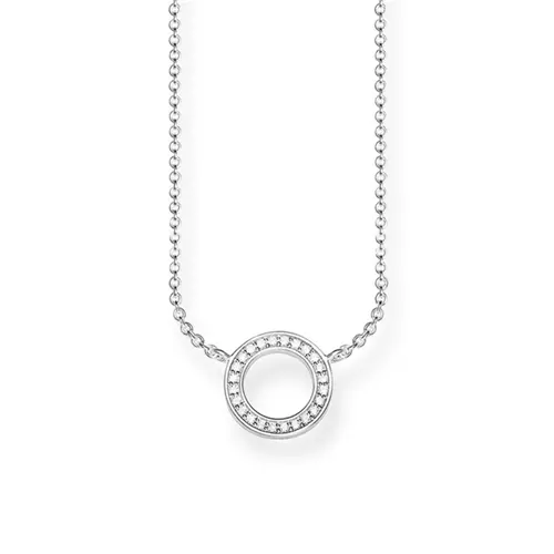 Chain circle sterling silver