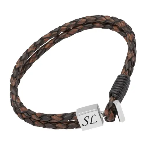 High quality leather strap vintage brown