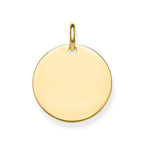 Pendant silver gold plated