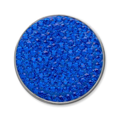 Moneda para colgante azul zafiro