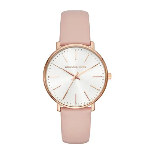 Ladies watch pyper with pink leather strap