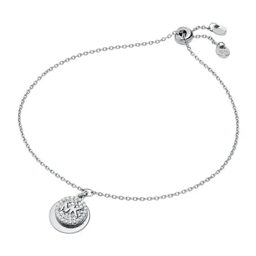 Sterling silver engravable bracelet with cubic zirconia
