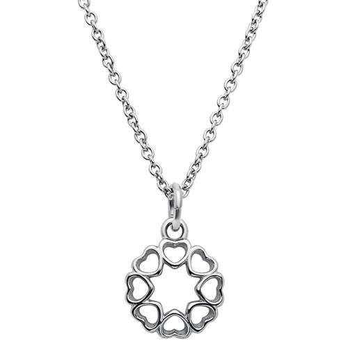 Stainless steel necklace with pendant