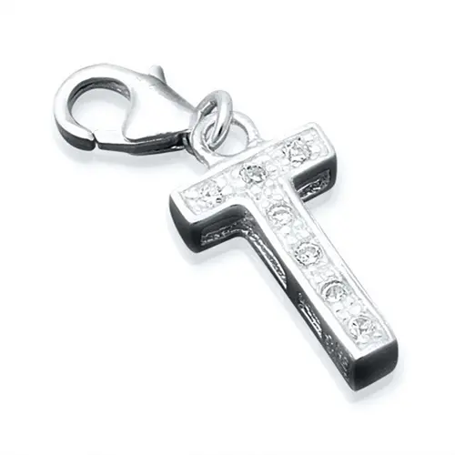 Sterling silver letters charm