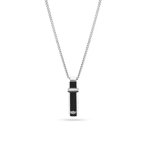 Stainless Steel Chain With Engraving Pendant For Men