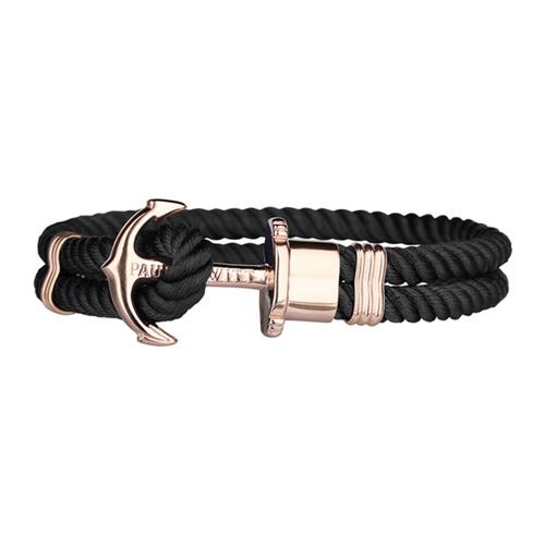 Nylon bracelet black pink