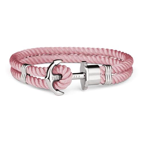 Aurora rosé bracelet for ladies in stainless steel, nylon