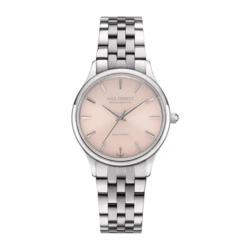 Reloj de mujer onda de acero inoxidable