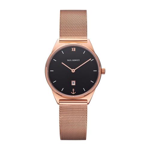 Praia watch for ladies in stainless steel, rose gold-plated