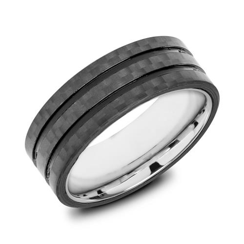 Stainless steel and carbon ring