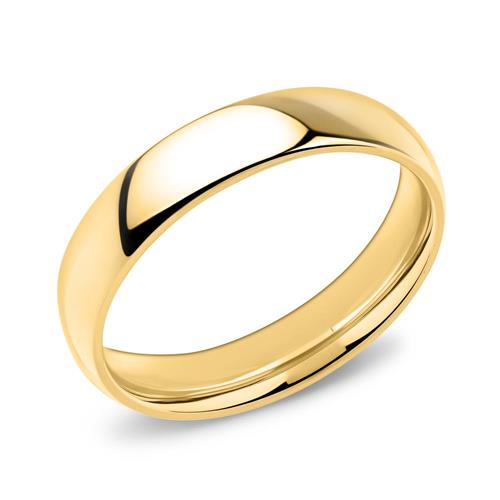 Wedding rings stainless steel wedding rings 5mm gold plated