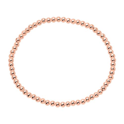 Damenarmband mit Perlen aus 925er Silber rosévergoldet