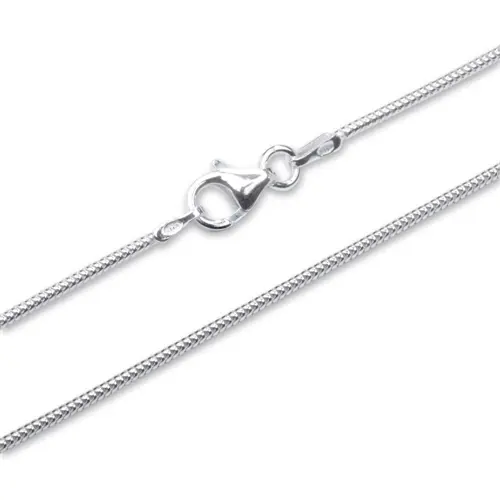 Sterling silver chain: Snake chain silver 1,2mm