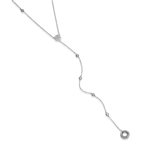 Necklace sterling silver Y-shaped