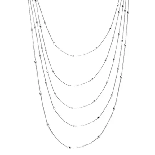 Layer chain in sterling silver