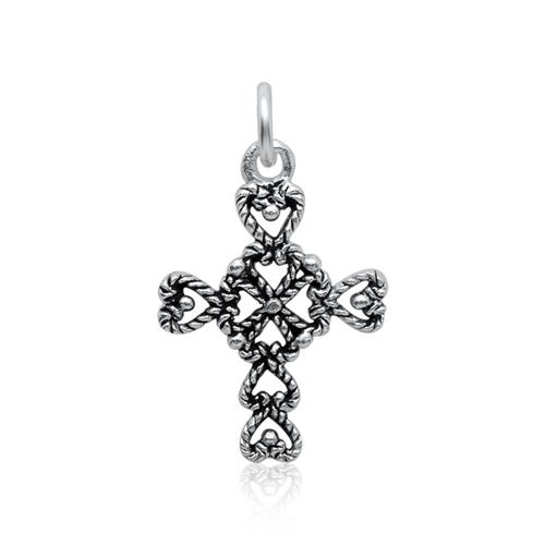 Silver pendant cross