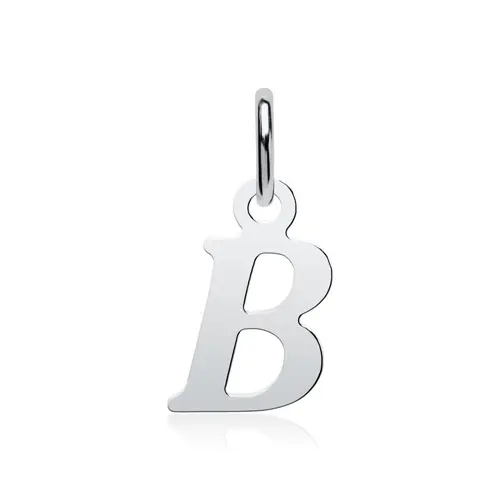 Letterhanger B in 925 zilver