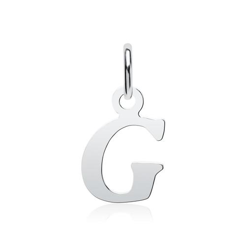 Pendant made of sterling silver letter G