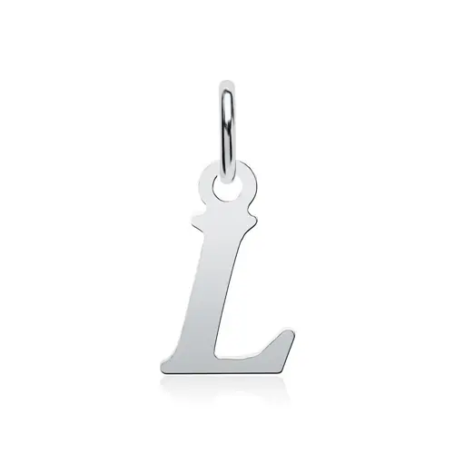 Hanger in 925s zilver letter L