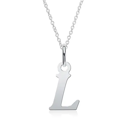 Buchstabenkette L aus 925er Silber