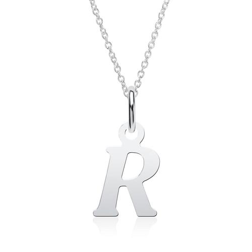 Buchstabenkette R aus 925er Silber