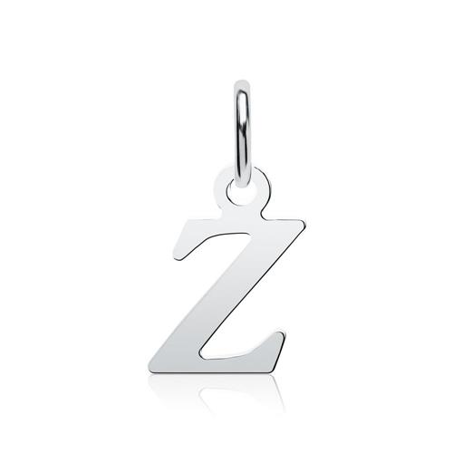 Sterling silver chain letter Z