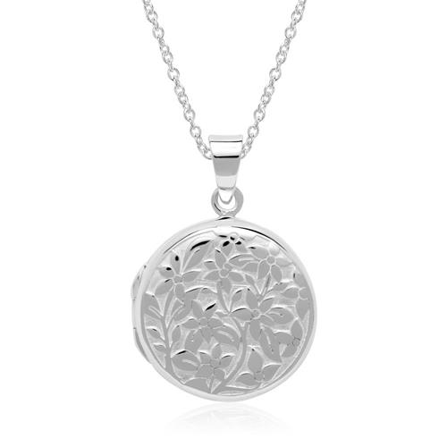 Cadena de plata 925 con medallón grabable