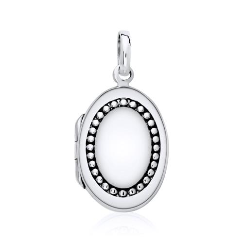 Oval medallion engravable in sterling silver