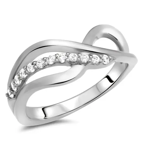High-quality sterling sterling silver ring zirconia